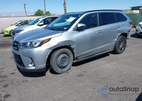 2018 Toyota Highlander Se from USA, damaged, VIN 5TDKZRFH8JS538170